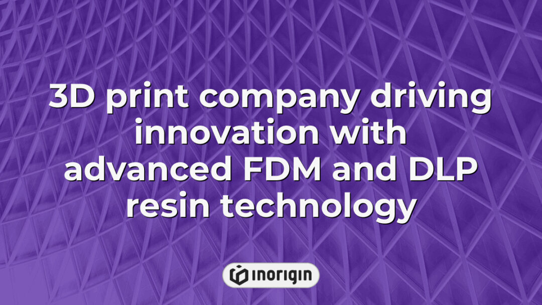 Advanced 3D printing technology at Inorigin studio in Greece showcasing both FDM and DLP resin methods to deliver precise, innovative product prototypes and designs.