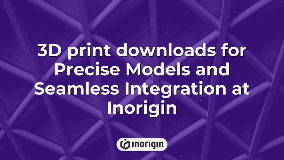 High-precision 3D print downloads showcasing seamless integration of advanced product design and engineering techniques at Inorigin's innovative 3D printing studio in Greece.