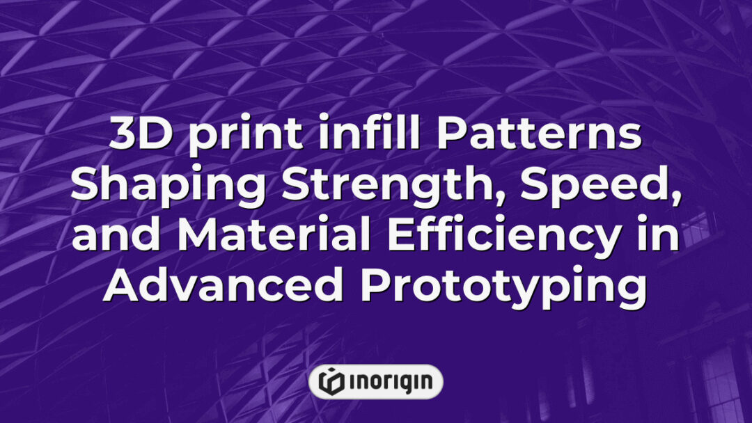 Detailed 3D print infill patterns demonstrating their influence on mechanical strength, printing speed, and material efficiency in advanced prototype manufacturing processes.