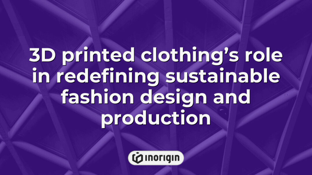 Innovative 3D printed clothing showcasing sustainable fashion design and production techniques that blend advanced technology with eco-friendly materials for modern apparel.