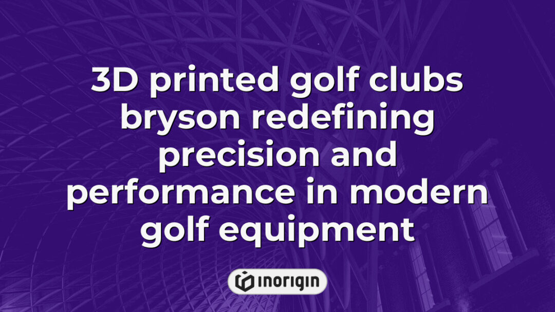 Advanced 3D printed golf clubs designed for enhanced precision and improved performance, showcasing cutting-edge additive manufacturing technology in sports equipment.