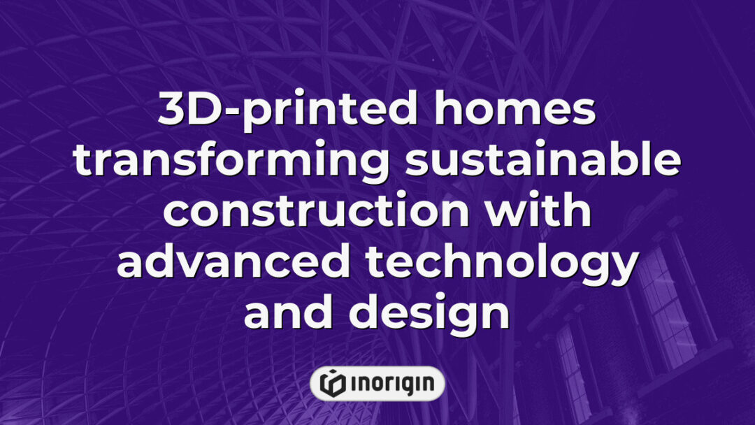 Innovative 3D-printed homes showcasing sustainable construction methods using advanced technology and design to create eco-friendly, efficient housing solutions.