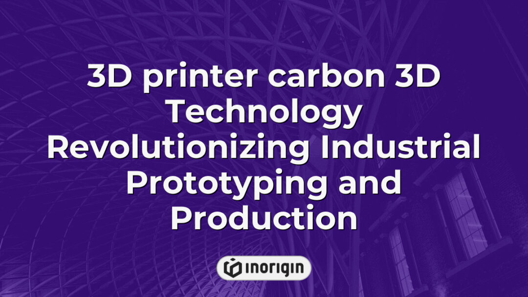Advanced Carbon 3D printer in a high-tech industrial setting demonstrating revolutionary prototyping and production capabilities with precision and speed.