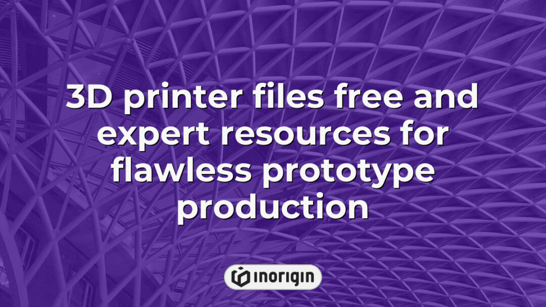 Comprehensive collection of free 3D printer files and expert resources designed to support flawless prototype production using advanced FDM and DLP resin printing technologies.
