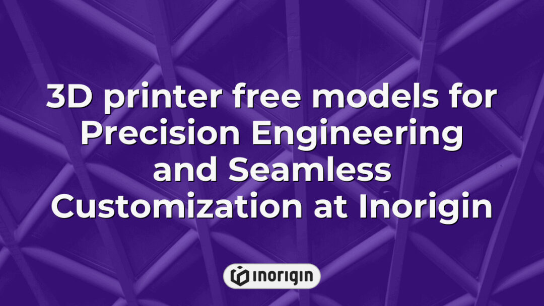 Advanced 3D printer models showcasing precision engineering and seamless customization capabilities at Inorigin's innovative product design and 3D printing studio in Greece.