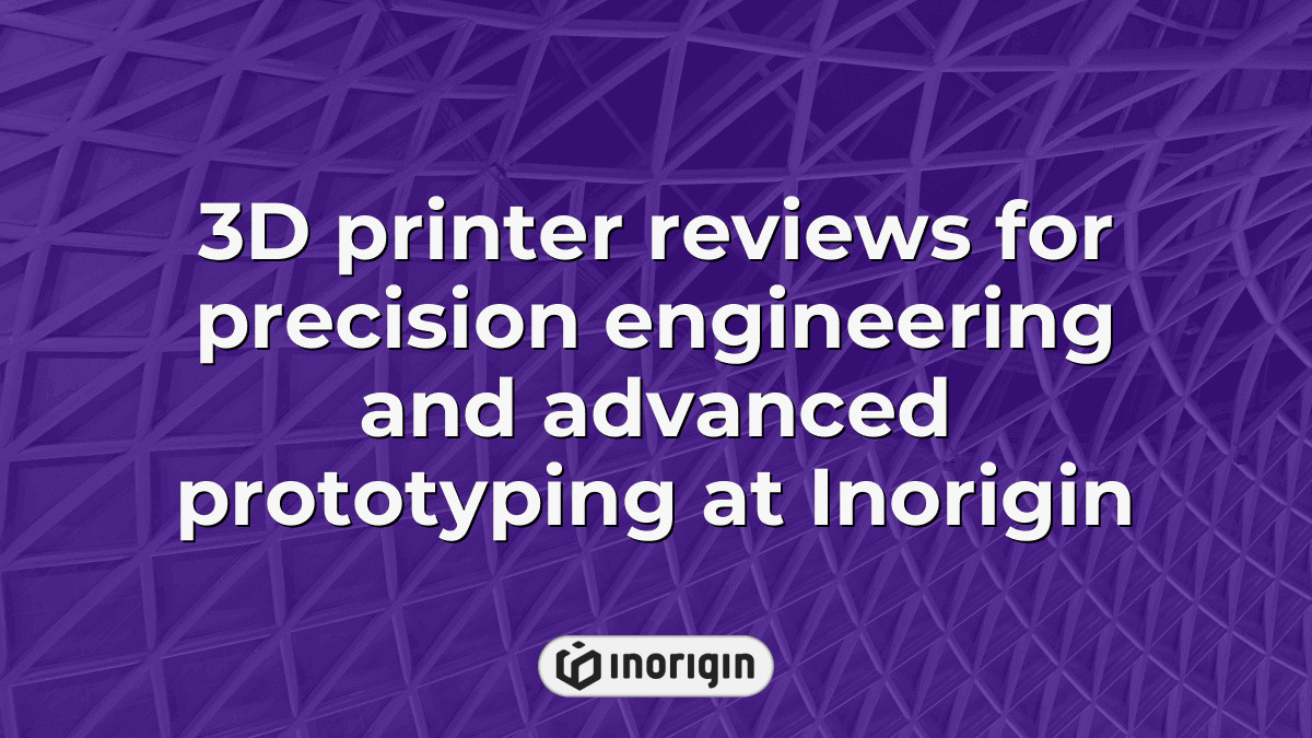 3d Printer Reviews For Precision Engineering And Advanced Prototyping ...