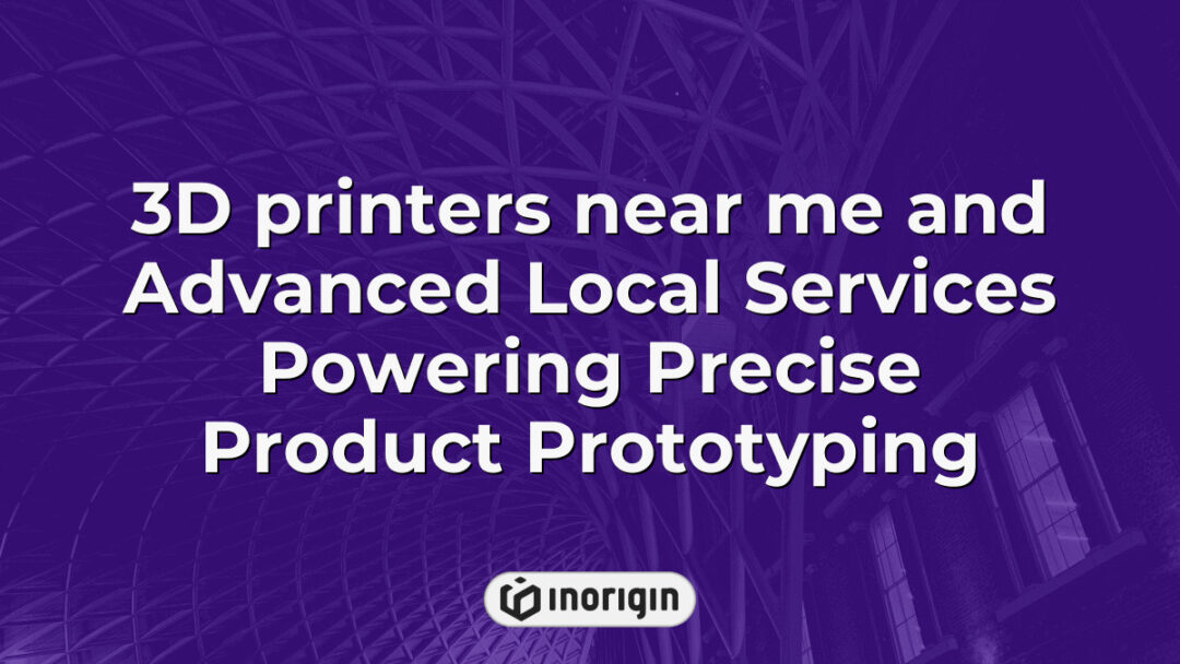 High-precision 3D printers and advanced local prototyping services at Inorigin studio in Patra, Greece, enabling innovative product design and rapid development.