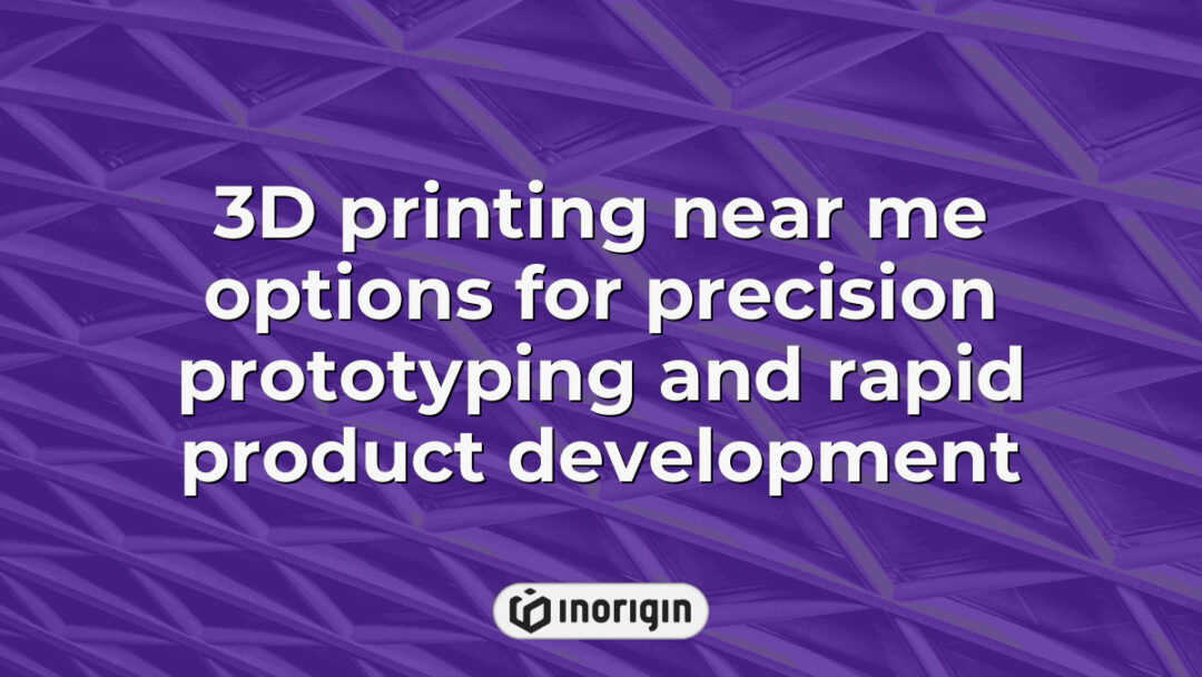 Advanced 3D printing solutions nearby offering precise prototyping and rapid product development using FDM and DLP resin techniques for innovative design projects.