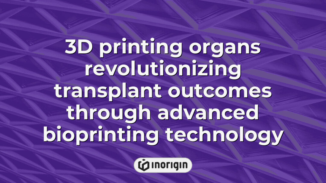 Advanced 3D bioprinting technology producing artificial organs to improve transplant success rates and patient outcomes through innovative medical engineering.