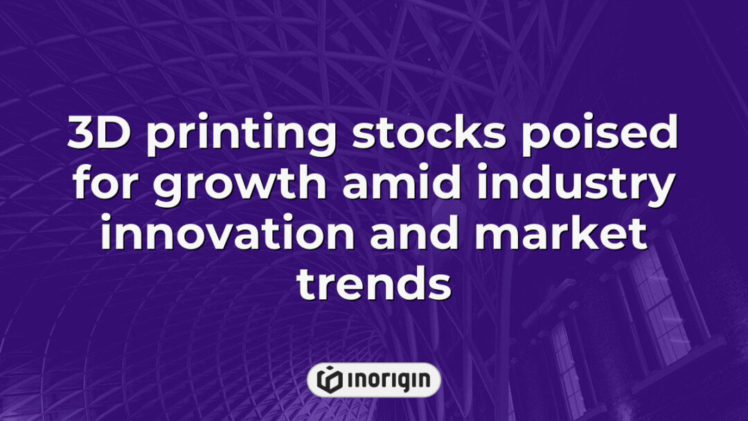 Graph illustrating the growth potential of 3D printing stocks driven by innovation in additive manufacturing technologies and evolving market trends in the industry.