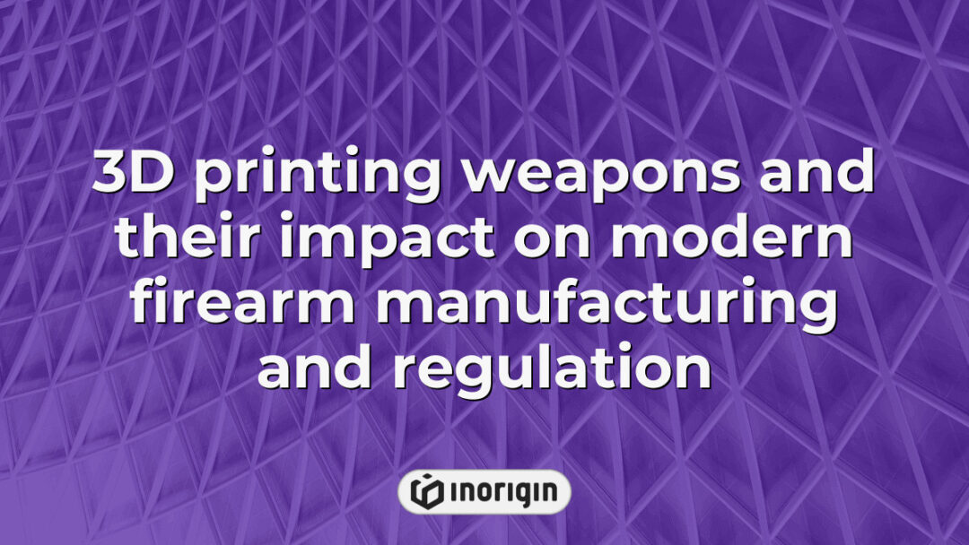 3D printing technology transforming firearm manufacturing by enabling complex designs and raising new regulatory challenges in modern weapon production.