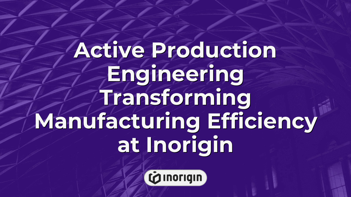 Active Production Engineering Transforming Manufacturing Efficiency At ...