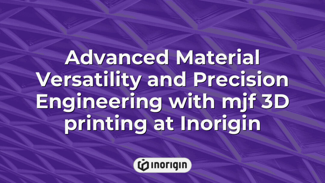 High precision multi-jet fusion 3D printing technology at Inorigin studio in Greece showcasing advanced material versatility and engineering excellence in product development.