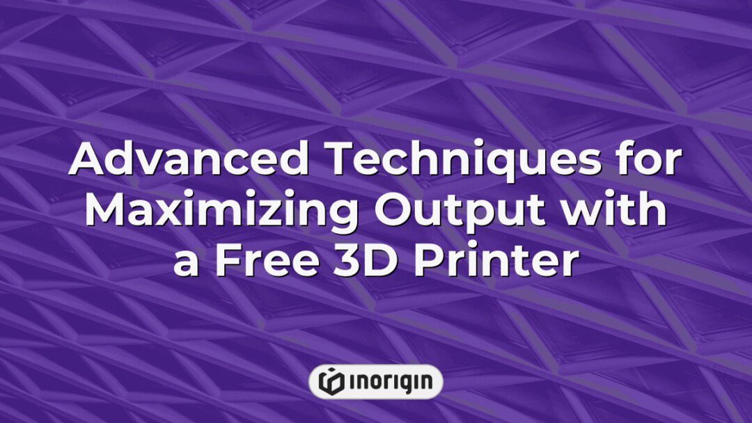 Detailed visual guide showcasing advanced strategies and techniques to optimize the performance and output quality of a free 3D printer in a professional design studio.
