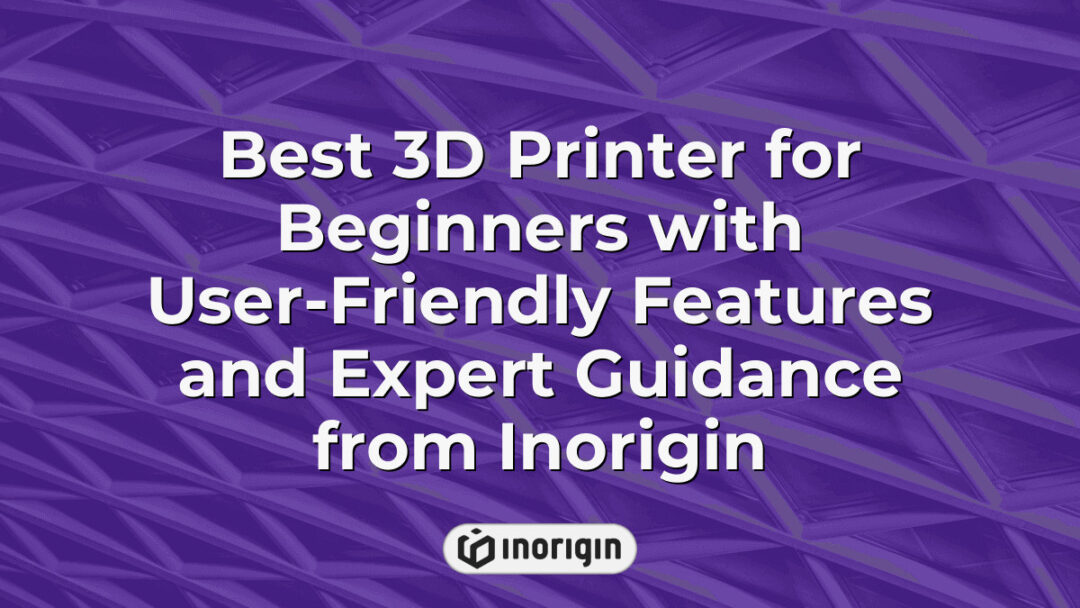 A high-quality 3D printer ideal for beginners featuring intuitive controls and expert support, showcased by Inorigin's advanced 3D printing studio in Patra, Greece.