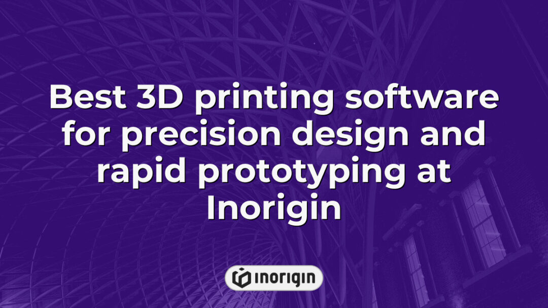 Advanced 3D printing software utilized at Inorigin's studio in Greece, enabling precision design and rapid prototyping for innovative consumer product development.