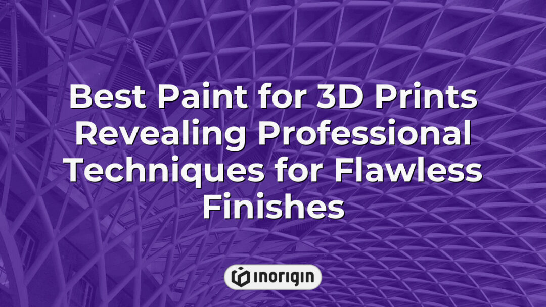 Close-up of a meticulously painted 3D printed object showcasing professional painting techniques for achieving flawless, smooth, and vibrant finishes on complex designs.