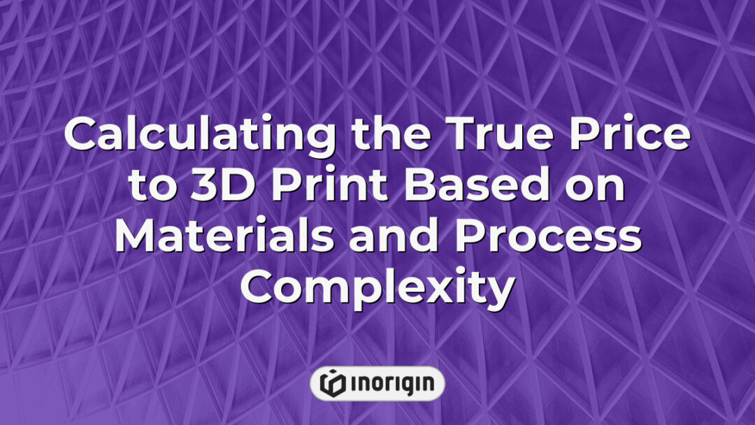 Detailed infographic illustrating the calculation of the true cost of 3D printing by analyzing material types and process complexity in advanced manufacturing.