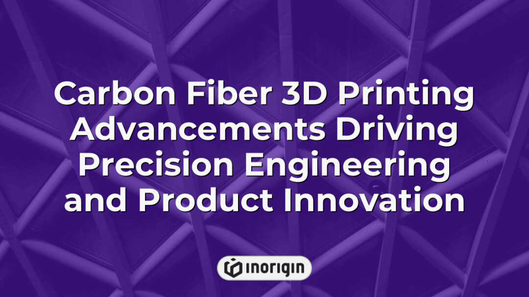 Advanced carbon fiber 3D printing technology used in precision engineering and product design, showcasing innovative manufacturing techniques for durable and high-performance components.