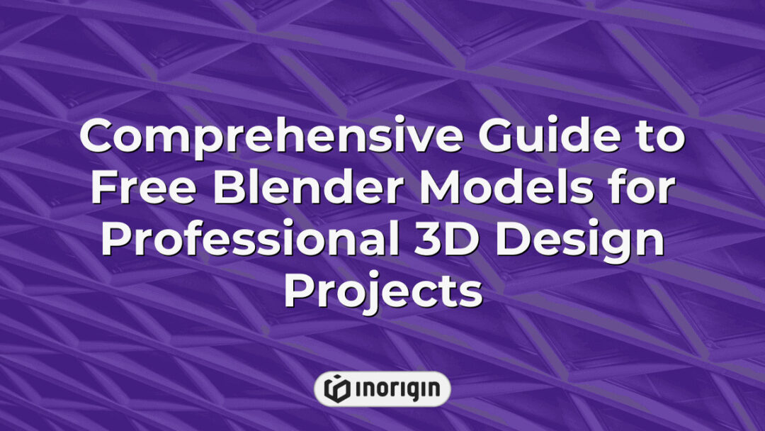 A detailed resource showcasing a variety of free Blender 3D models tailored for professional product design projects, illustrating versatility in creative and engineering applications.