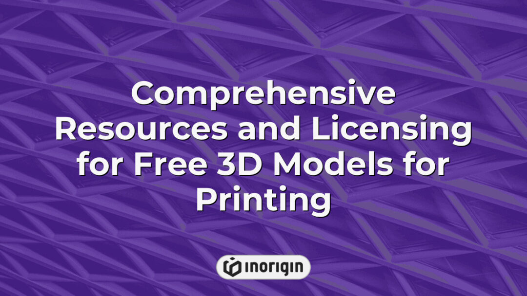 Extensive collection of free 3D model resources with detailed licensing information for 3D printing, supporting advanced FDM and DLP resin printing technologies.