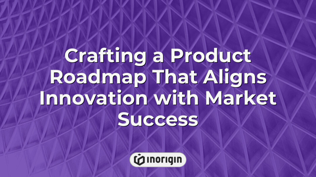 Detailed visualization of a strategic product roadmap illustrating the alignment of innovative design and engineering processes with market success, showcasing key milestones and development phases within a cutting-edge product design studio.