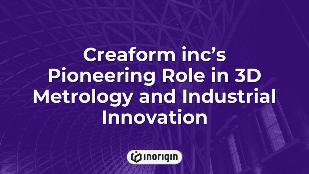 Advanced 3D metrology technology from Creaform Inc showcasing industrial innovation in precise measurement solutions for engineering and product design applications.