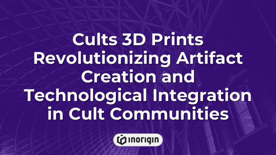 Innovative 3D printed artifacts created by Cults, showcasing advanced technological integration within cult communities, highlighting unique design and craftsmanship.