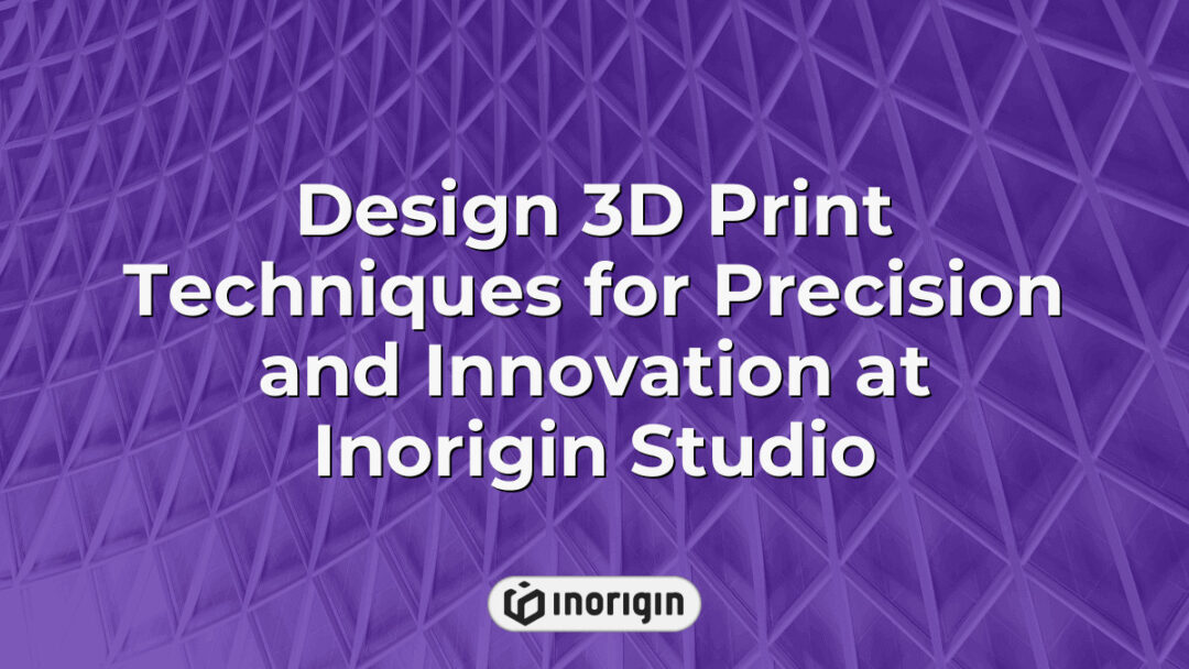 Advanced 3D printing techniques at Inorigin Studio in Patra, Greece showcasing precision and innovation through FDM and DLP Resin processes for product design and engineering.