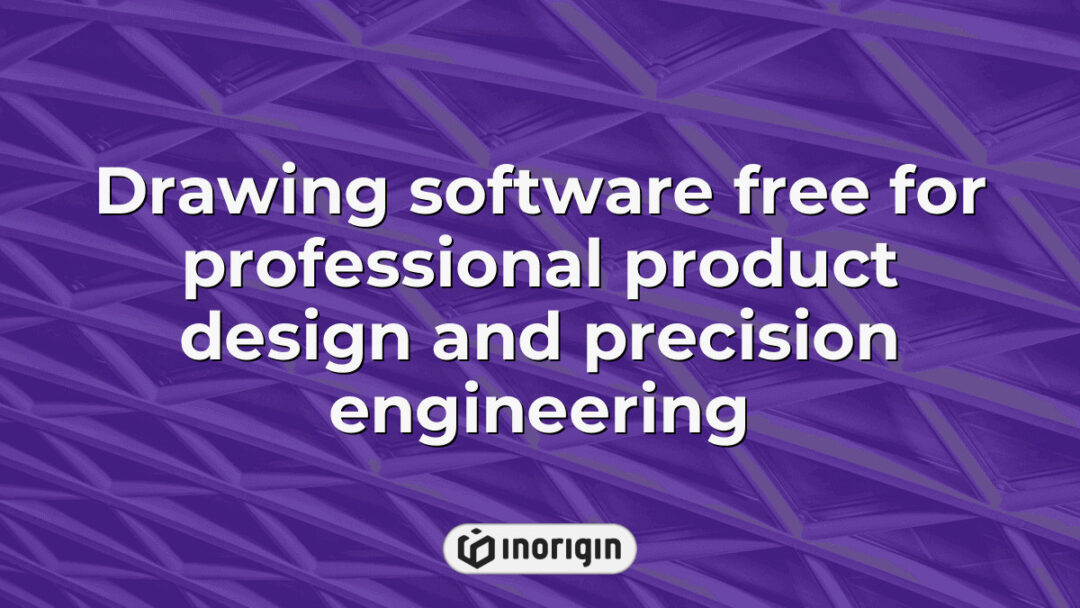 Free drawing software designed for professional product design and precision engineering, facilitating detailed and accurate technical illustrations and prototypes.