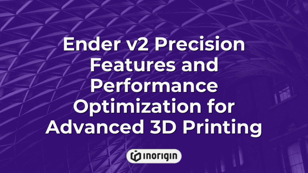 Close-up view of the Ender v2 3D printer showcasing its precision engineering and optimized performance features for advanced additive manufacturing and prototyping.
