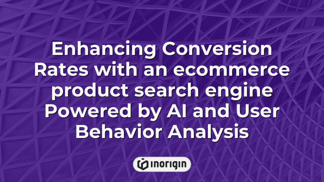 A sophisticated ecommerce product search engine interface enhanced by AI and user behavior analysis designed to boost conversion rates and optimize shopping experience.