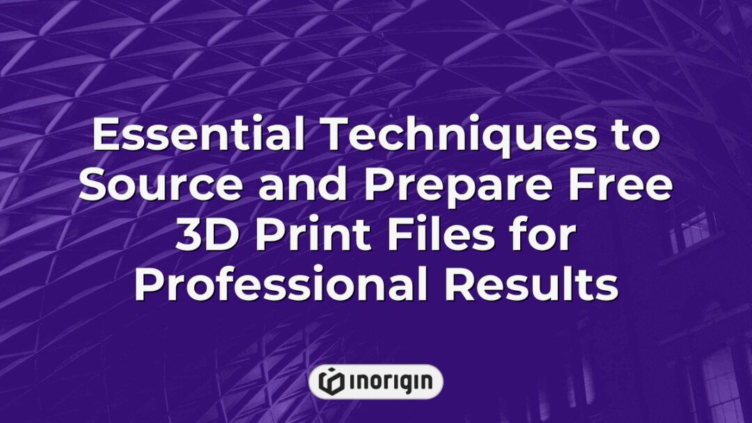 Detailed guide showcasing essential techniques to effectively source and prepare free 3D print files for professional-grade results in product design and engineering.