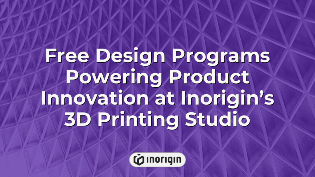Advanced free design software tools utilized at Inorigin’s 3D printing studio in Patra, Greece, enhancing product innovation through precise digital modeling and rapid prototyping.
