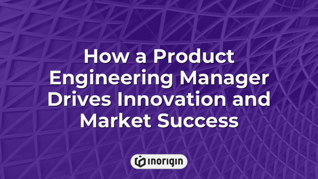 A product engineering manager leading a team to innovate and develop market-ready consumer products using advanced design and engineering techniques at Inorigin studio in Greece.