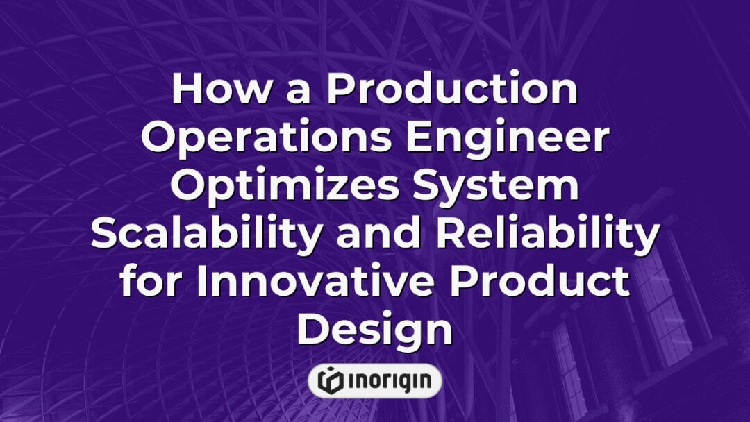 A Production Operations Engineer strategically enhancing system scalability and reliability to support innovative product design and engineering processes at a cutting-edge studio in Greece.