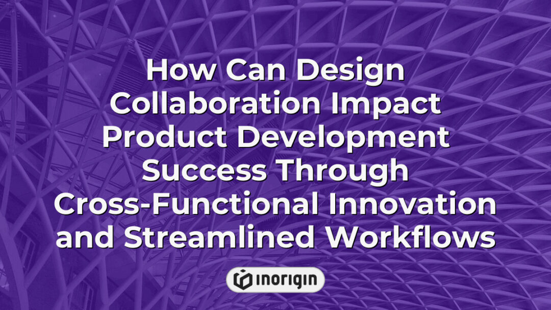 Απεικόνιση που δείχνει πώς η συνεργασία σχεδιασμού ενισχύει την επιτυχία ανάπτυξης προϊόντων μέσω διαλειτουργικής καινοτομίας και βελτιωμένων ροών εργασίας σε στούντιο μηχανικής.