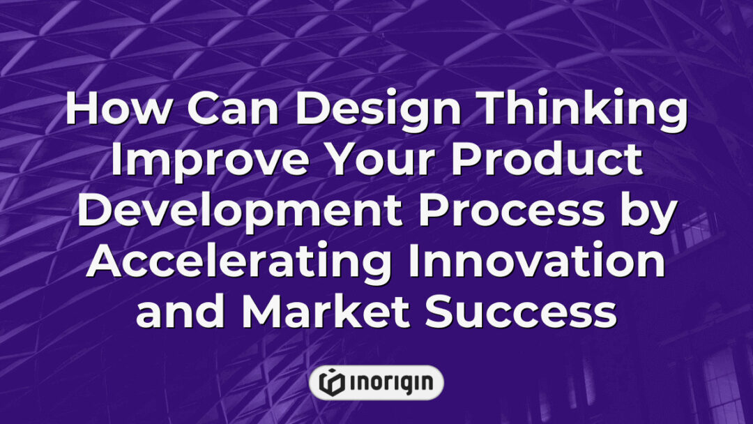 Illustration depicting how design thinking enhances product development by fostering innovation, improving user experience, and accelerating market success through creative problem-solving strategies.