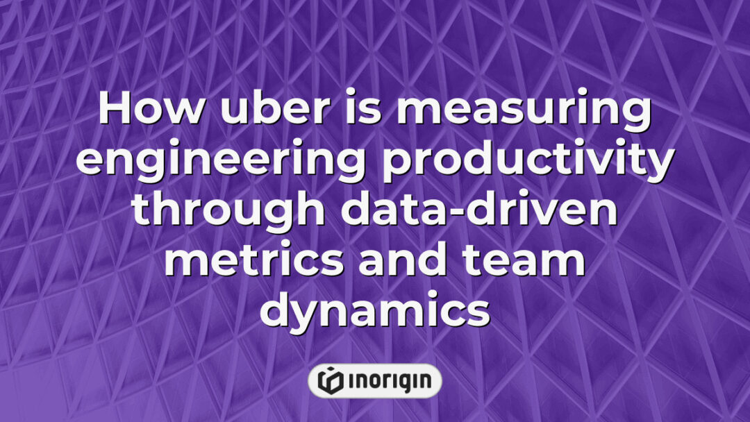 Visualization of Uber's approach to enhancing engineering productivity using data-driven metrics and analyzing team dynamics to optimize performance and collaboration.