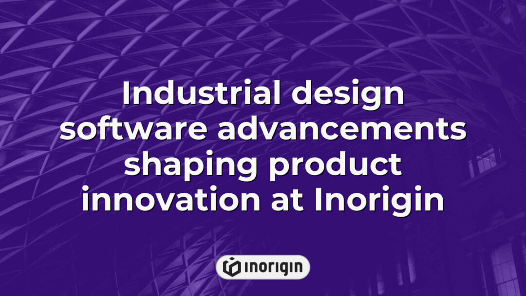 Advanced industrial design software tools driving innovative product development and engineering solutions at Inorigin's state-of-the-art design studio in Greece.