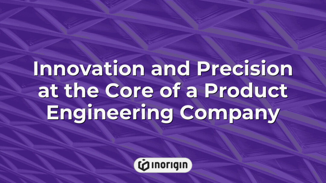 Detailed view of a product engineering workspace showcasing innovative design tools and precision instruments used in advanced product development at Inorigin studio in Greece.