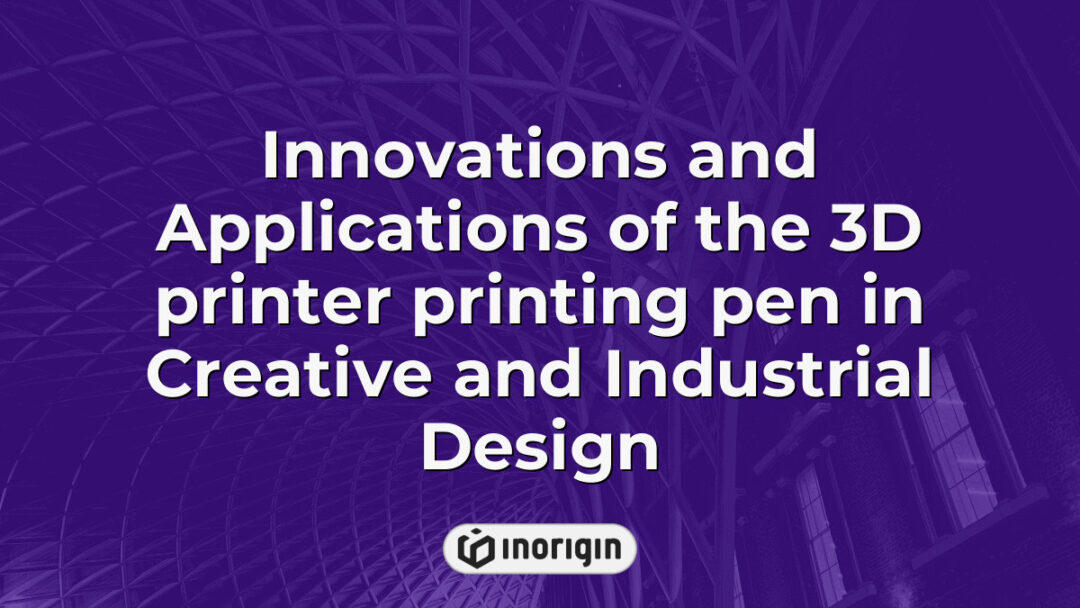 Advanced 3D printer printing pen showcasing innovative applications in both creative and industrial design, highlighting precision and versatility in product development.