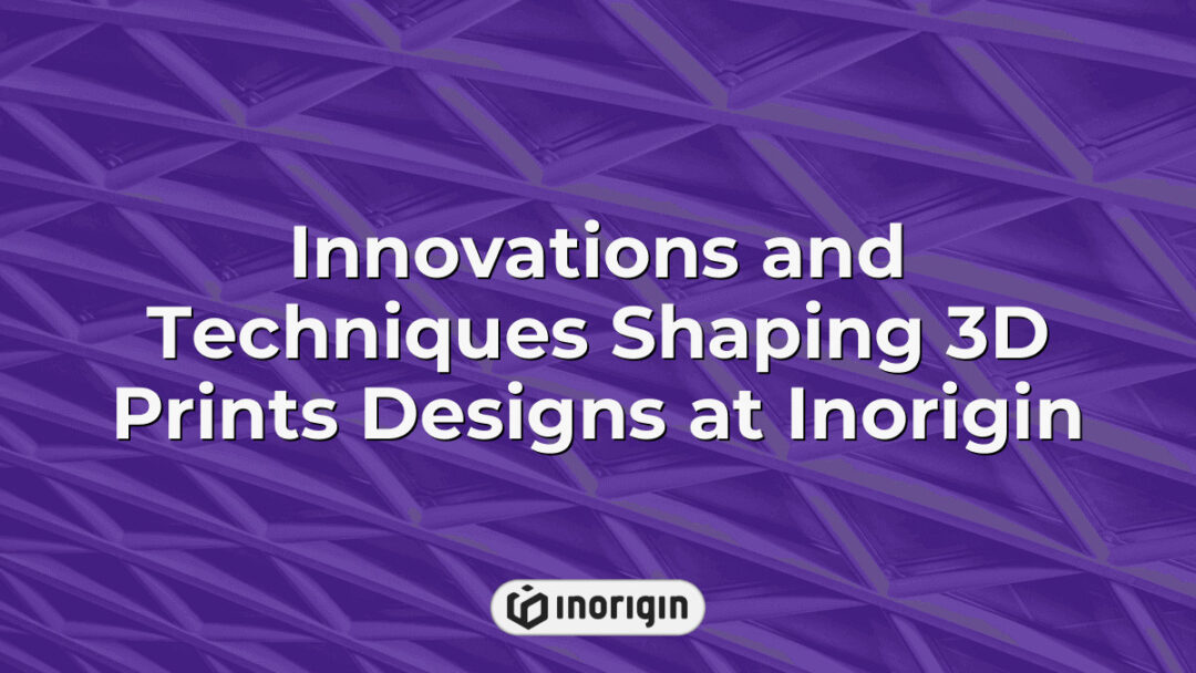 Advanced 3D printing technologies and innovative design techniques showcased at Inorigin's studio in Patra, Greece, highlighting precision and creativity in product development.