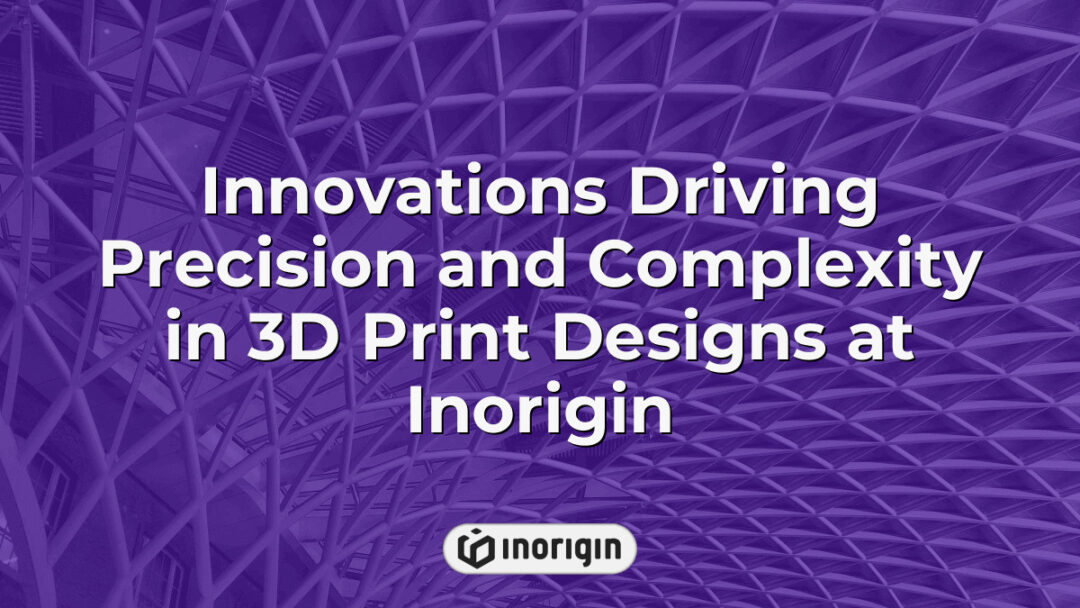 Advanced 3D printed product design showcasing intricate details and precision engineering at Inorigin's state-of-the-art 3D printing studio in Patra, Greece.
