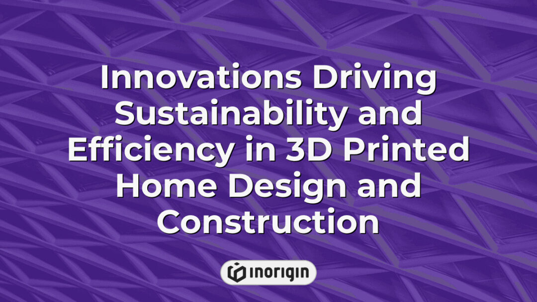 Advanced 3D printed home design showcasing innovative sustainable construction techniques and efficient architectural solutions for modern living spaces.