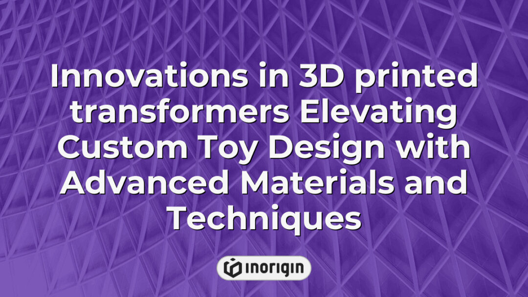 A detailed 3D printed transformer toy showcasing advanced materials and innovative design techniques, exemplifying cutting-edge custom toy manufacturing at Inorigin studio in Patra, Greece.