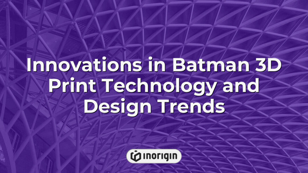 Detailed visualization showcasing cutting-edge Batman 3D print technology integrating advanced design trends, highlighting innovation in product engineering and prototyping.