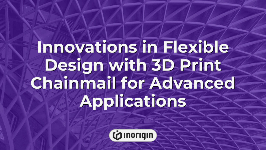 Detailed 3D printed flexible chainmail showcasing innovative design and advanced manufacturing techniques suitable for high-performance applications in engineering and product development.