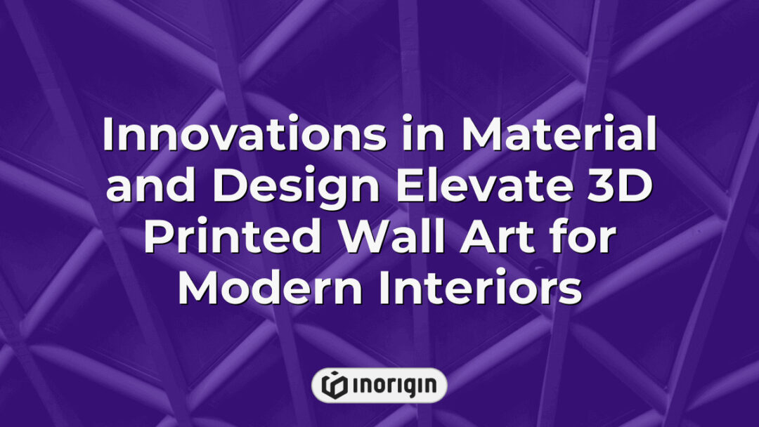 A contemporary 3D printed wall art piece showcasing innovative materials and advanced design techniques, perfect for enhancing modern interior decor with unique textures and shapes.