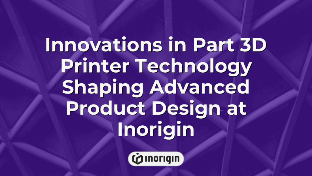 Cutting-edge 3D printer technology at Inorigin's studio in Patra, Greece, enhancing advanced product design and engineering with FDM and DLP resin processes.